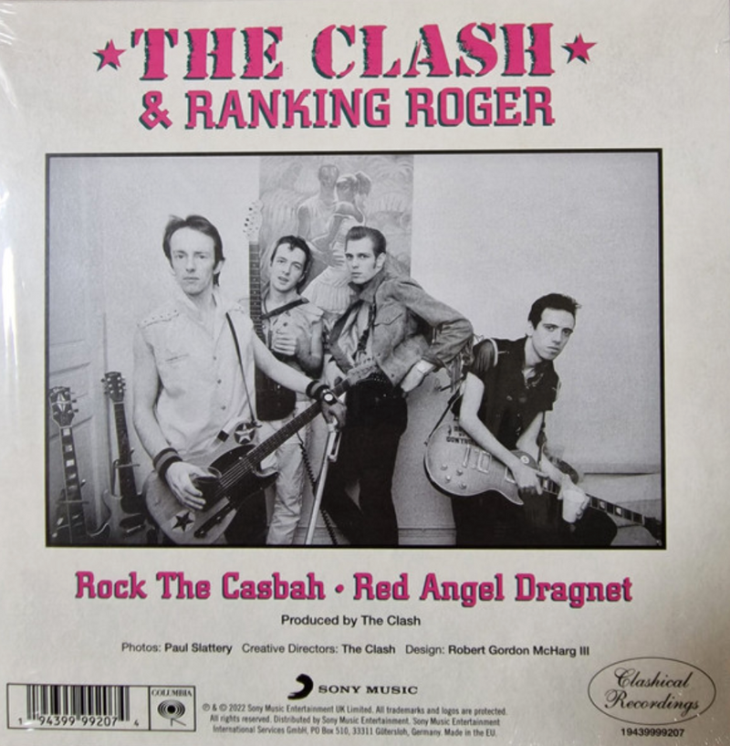 CLASH,  THE & Ranking Roger (ザ・クラッシュ & ランキング・ロジャー) - Rock The Casbah (EU 限定プレス  7"/New)