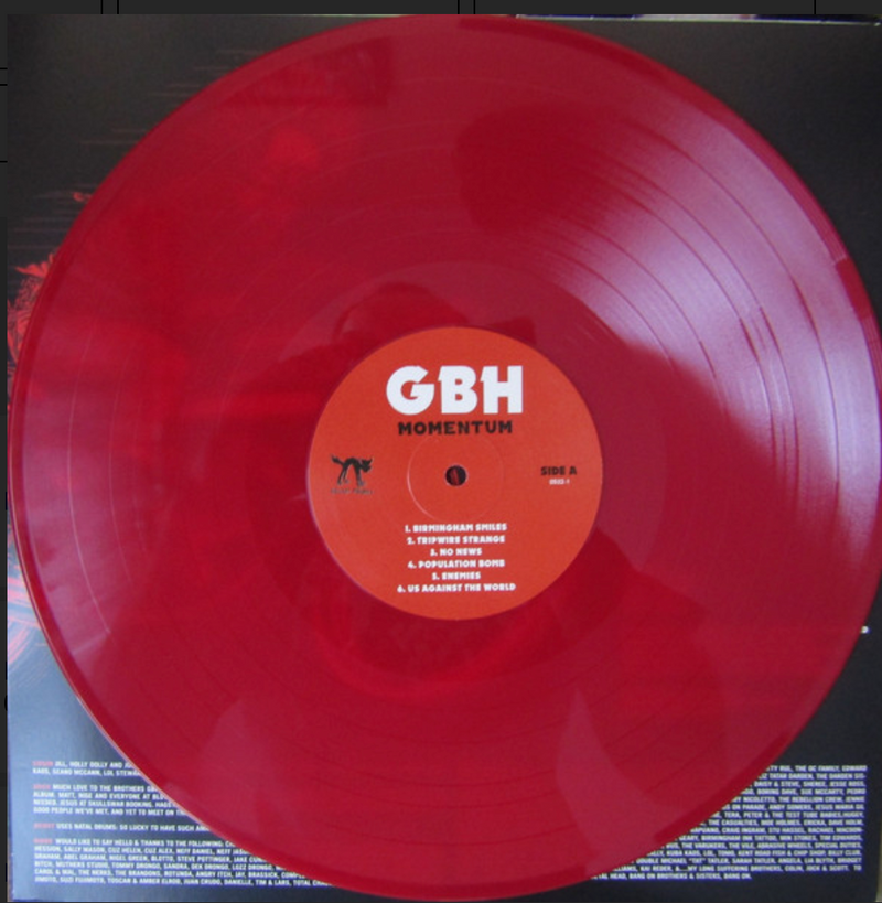 Charged G.B.H (チャージド G.B.H) - Homentum (EU Limited Red Vinyl LP/ New)