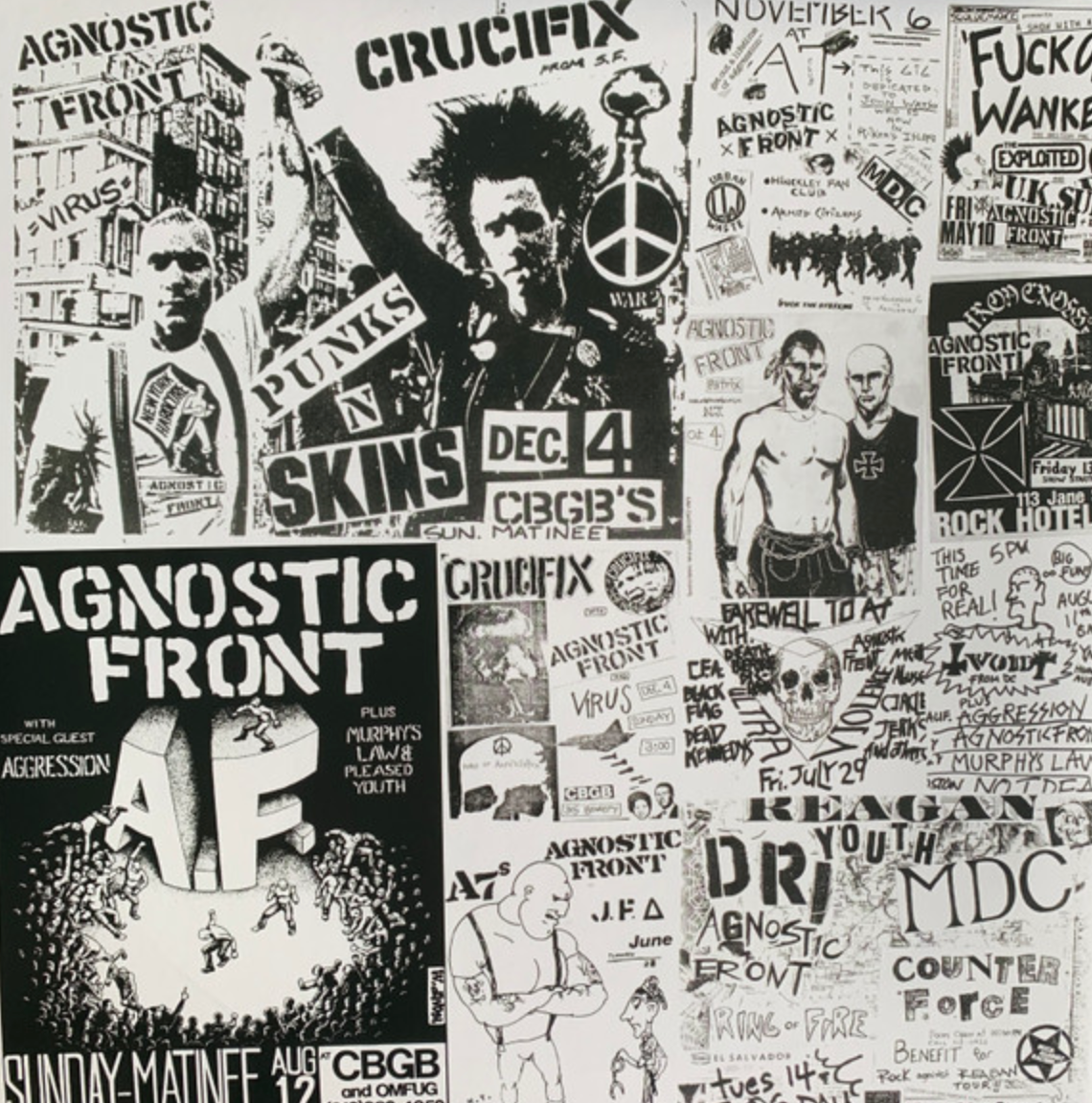 AGNOSTIC FRONT (アグノスティック・フロント) - First Warning - The 'United Blood' Era Recordings, New York City, 1983 (Italy 350 Ltd.Reissue LP/ New)