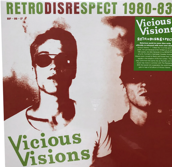VICIOUS VISIONS (ヴィシャス・ヴィジョンズ) - Retrodisrespect 1980-83 (Sweden 500 Ltd.Reissue LP/ New)