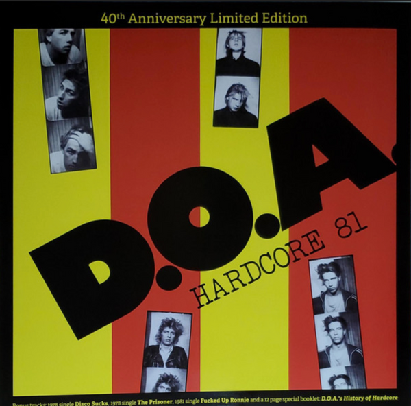 D.O.A. - Hardcore '81 (Polland 40th Anniversary Ltd.Green Vinyl LP / New)
