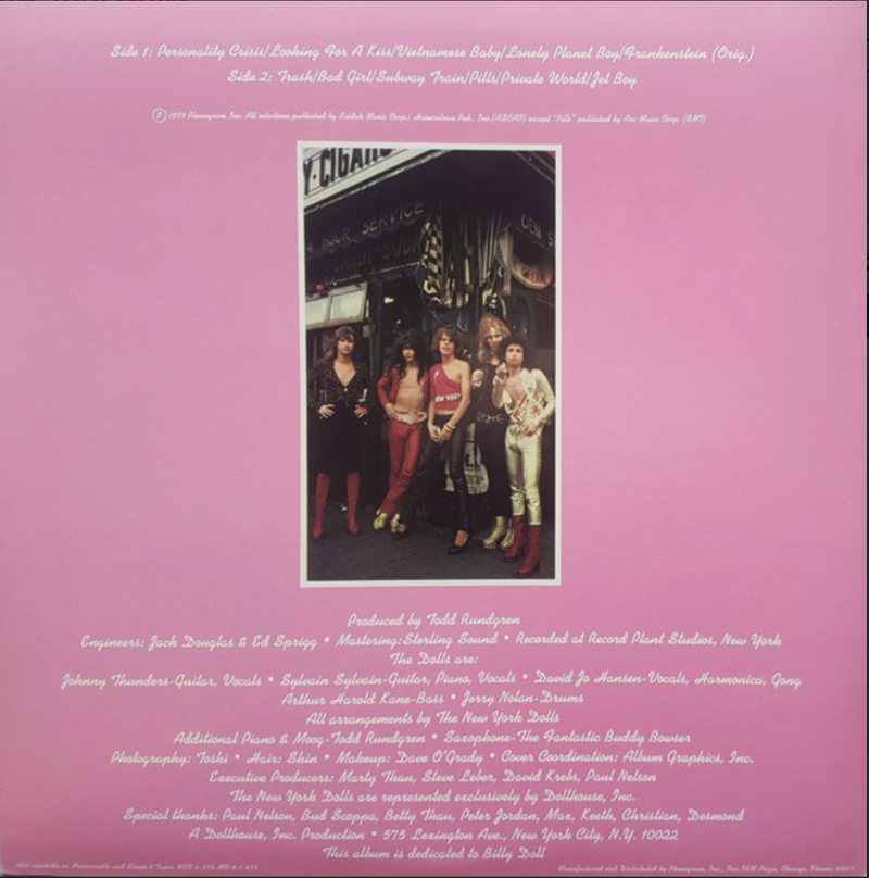 NEW YORK DOLLS (ニュー・ヨーク・ドールズ) - S.T. (US Ltd.Reissue Red Vinyl LP / New)