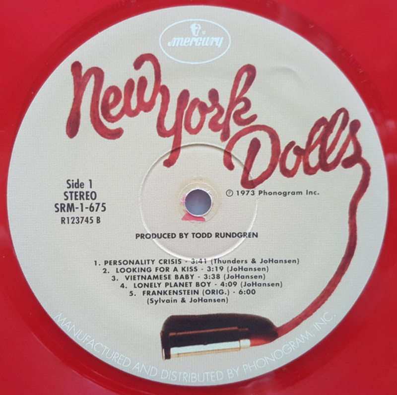 NEW YORK DOLLS (ニュー・ヨーク・ドールズ) - S.T. (US Ltd.Reissue Red Vinyl LP / New)