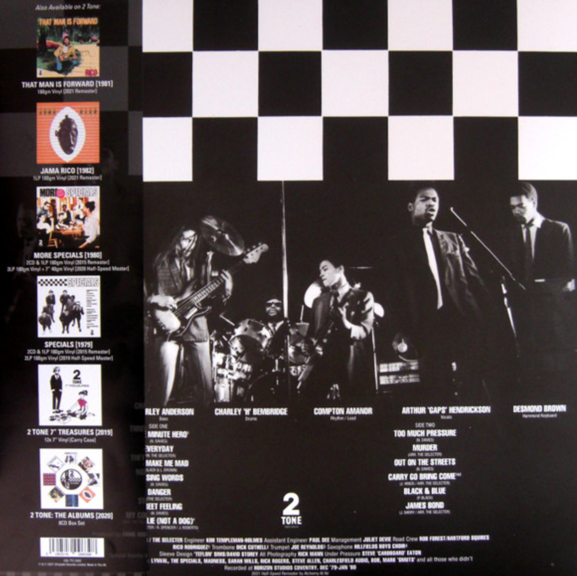 SELECTER, THE (ザ・セレクター) - Too Much Pressure (UK Ltd.Reissue Black Vinyl 180g LP+40g 7"/ New)