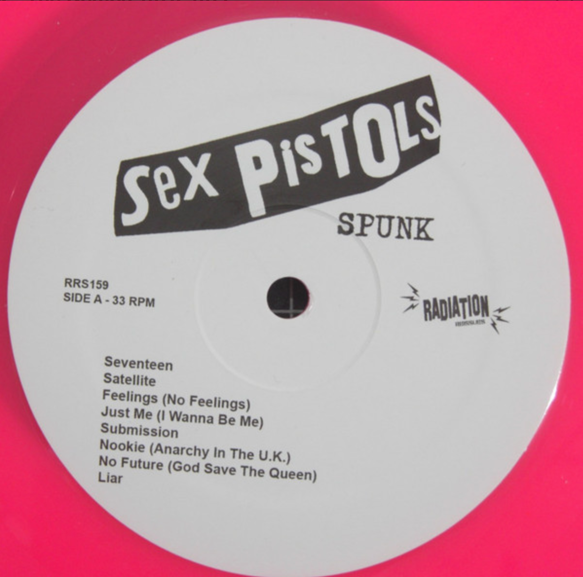 SEX PISTOLS (セックス・ピストルズ) - Spunk (Italy 限定再発「ピンクヴァイナル」LP / New)