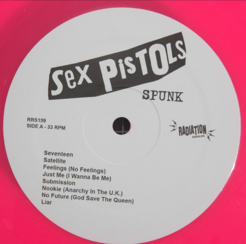 SEX PISTOLS (セックス・ピストルズ) - Spunk (Italy 限定再発「ピンクヴァイナル」LP / New)