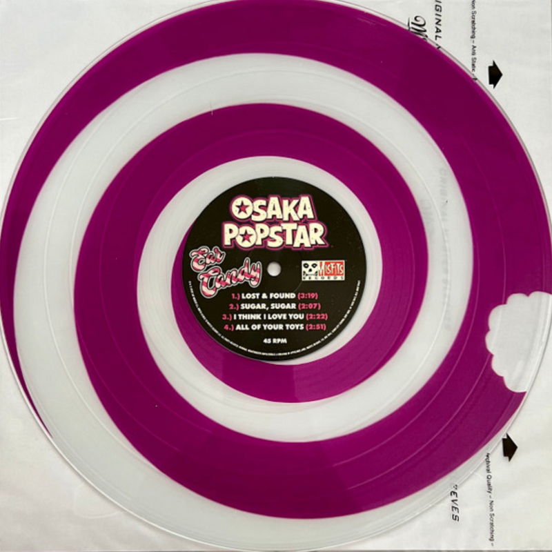 OSAKA POPSTAR (オオサカ・ポップスター) - Ear Candy (US Limited Color Vinyl 12"/ New)