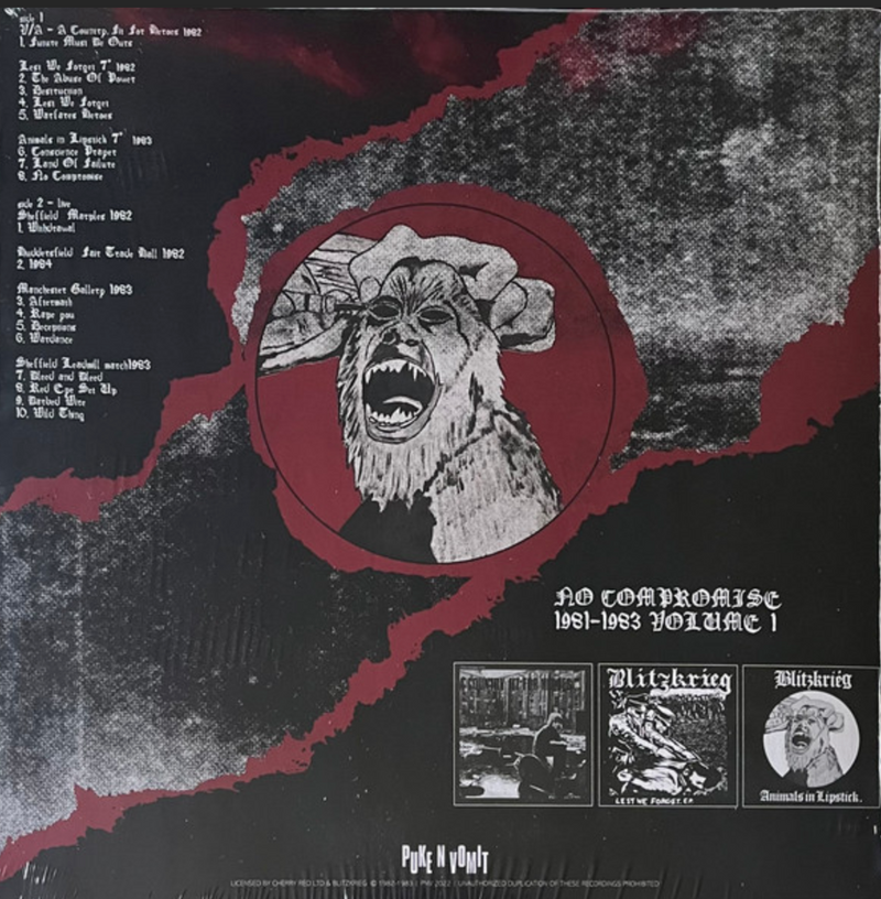 BLITZKRIEG (ブリッツクリーク) - No Compromise 1981-1983 Vol.1 (US Limited LP / New)