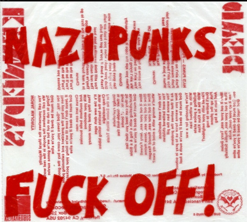 腕章付きEP Dead Kennedys Nazi Punks Fuck Off - 洋楽