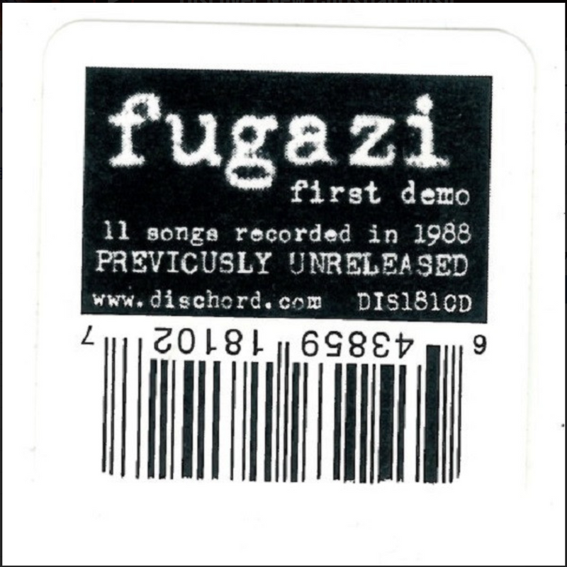 FUGAZI (フガジ) - First Demo (US 限定デジパック CD / New)