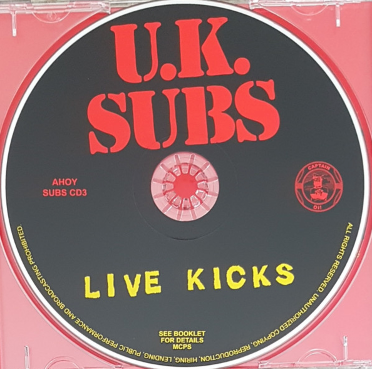 U.K. SUBS (U.K. サブス) - Live Kics (UK Ltd.Reissue CD/ New)