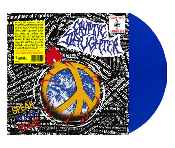 CRYPTIC SLAUGHTER (クリプティック・スローター) - Speak Your Peace (Italy 150 Ltd.Reissue Blue Vinyl LP/ New)