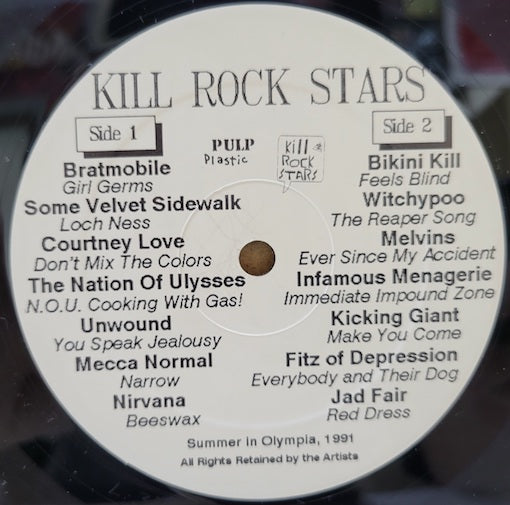 V.A. (ニルヴァーナ・レア曲収録コンピ！)- Kill Rock Stars (US 再発 LP/ノーマルジャケ)
