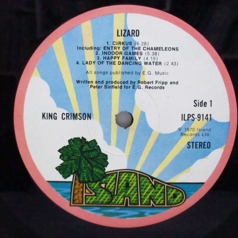 KING CRIMSON - Lizard (UK '70 2nd Press Pink RIm Lbl.LP/CGS)