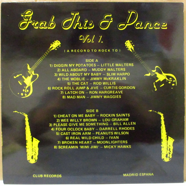 V.A. (50's & 60's R&B/ロカビリー人気コンピ)  - Grab This & Dance Vol.1 (UK オリジナル LP)
