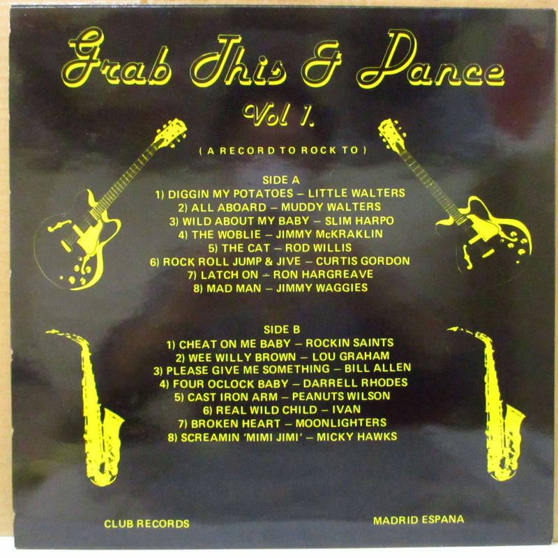 V.A. (50's & 60's R&B/ロカビリー人気コンピ)  - Grab This & Dance Vol.1 (UK オリジナル LP)