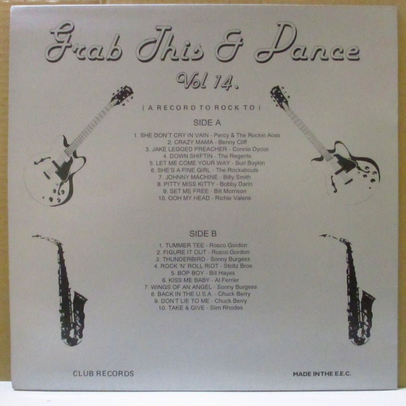 V.A. (50's & 60's R&B/ロカビリー人気コンピ)  - Grab This & Dance Vol.14 (UK オリジナル LP)