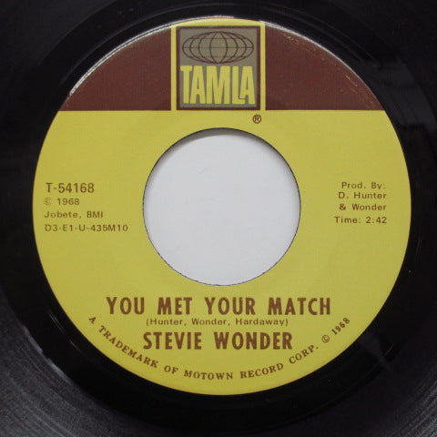 STEVIE WONDER - You Met Your Match (Orig)