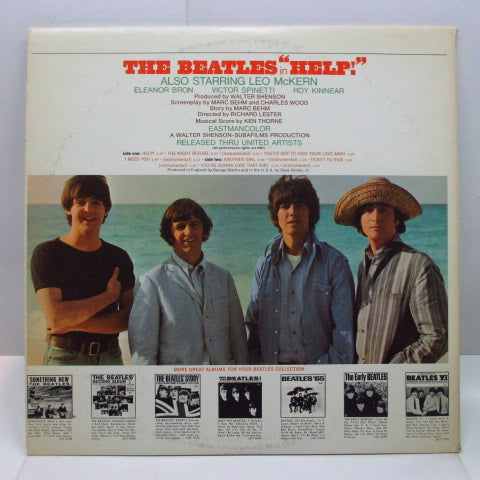 BEATLES (ビートルズ) - Help ! (US '69 再発「グリーンラベ」ステレオ LP/見開ジャケ)