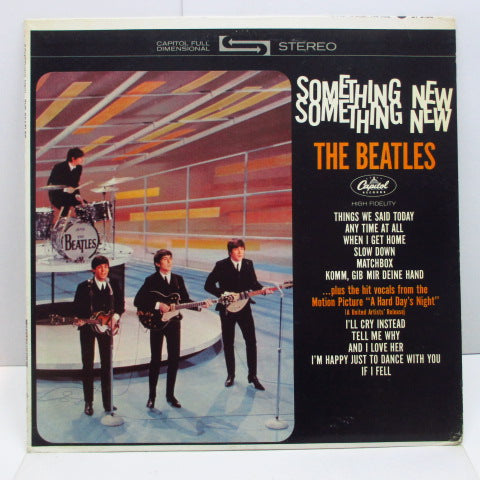 BEATLES - Something New (US '69 Re Green Lbl.Stereo LP)