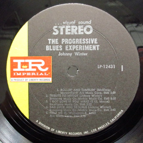 JOHNNY WINTER (ジョニー・ウィンター) - Progressive Blues Experiment (US:'69 STEREO)