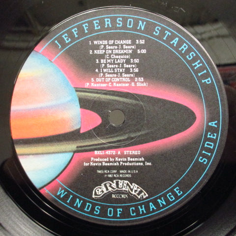 JEFFERSON STARSHIP (ジェファーソン・スターシップ)  - Winds Of Change (US オリジナル LP+Inner/Stickered CVR)