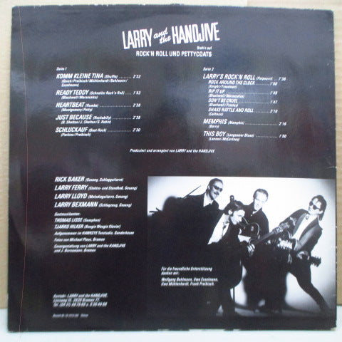 LARRY & THE HANDJIVE-Rock'n Roll Und Pettycoatas (German Orig.LP)