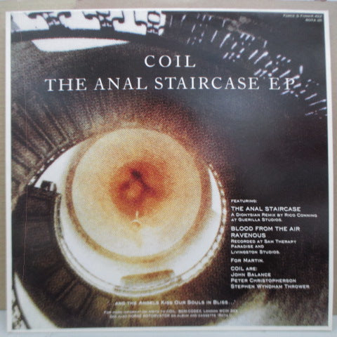 COIL - The Anal Staircase EP (UK Ltd.Clear Vinyl 12")