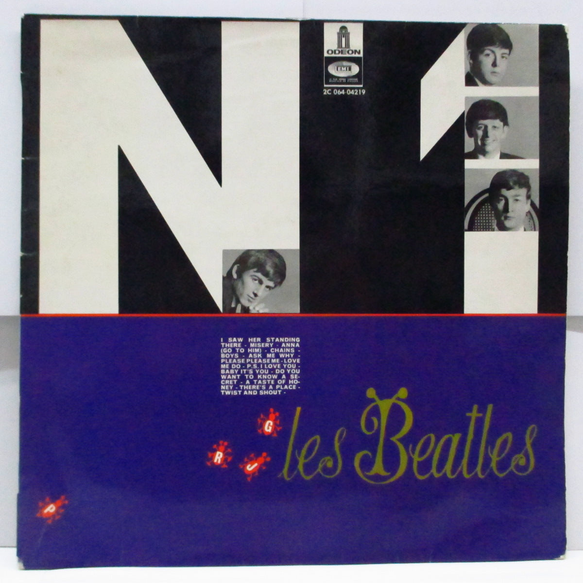 BEATLES - Les Beatles No.1 (France '73 Re Stereo LP/CS)