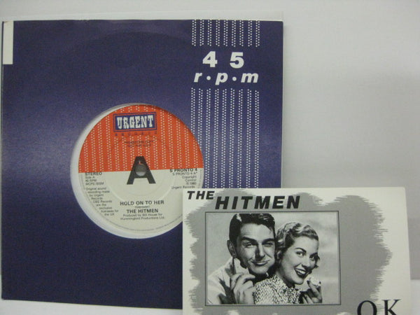 HITMEN, THE (UK) - Hold On To Her (US Promo 7"+Postcard, PS)