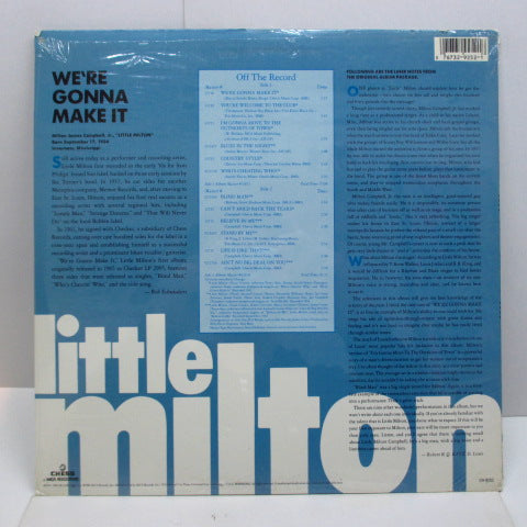 LITTLE MILTON-We're Gonna Make It (US '86 Reissue)
