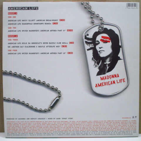 MADONNA (マドンナ)  - American Life (UK オリジナル 2x12")