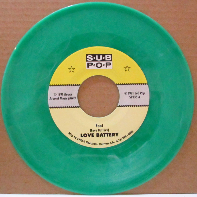 LOVE BATTERY (ラヴ・バッテリー)  - Foot (US Ltd.Green Vinyl 7")