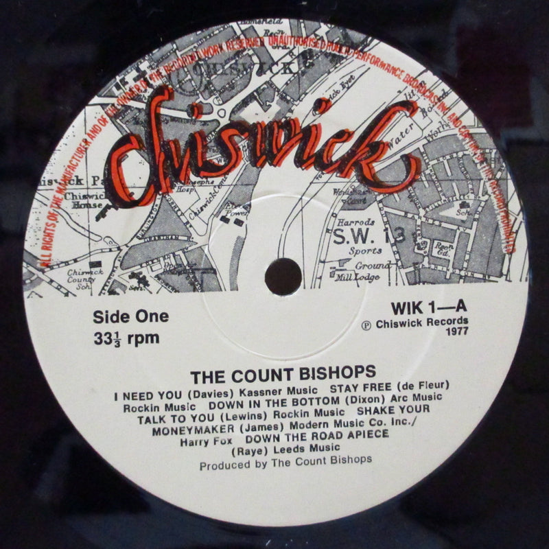 COUNT BISHOPS (カウント・ビショップス)  - S.T. <1st Album> (UK オリジナル LP/鬼レアな両面コーティングジャケ)