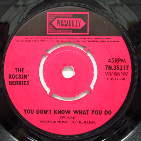 ROCKIN' BERRIES - What In The World's Come Over You (UK Orig.7")