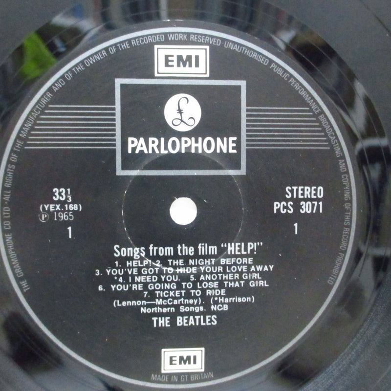 BEATLES (ビートルズ)  - Help ! (UK 70's 再発「2xEMIロゴ、グラモフォンリム」ステレオ LP)