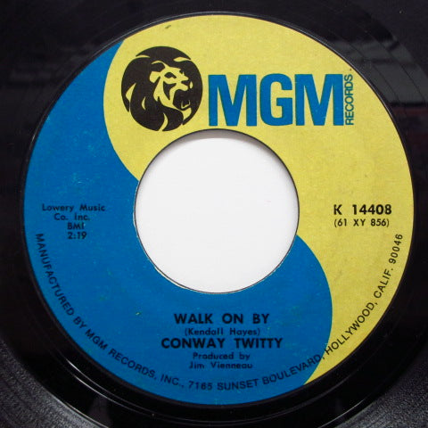 CONWAY TWITTY - Hey Miss Ruby / Walk On By (Orig.)