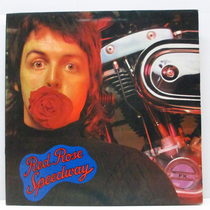 PAUL McCARTNEY & WINGS (ポール・マッカートニー & ウィングス)  - Red Rose Speedway (UK オリジナル「Wingsロゴ有ラベ」 LP+ブックレット/点字エンボス加工マット見開ジャケ)