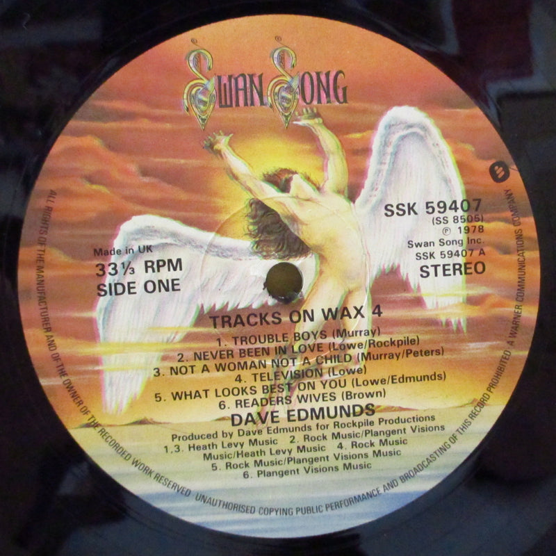 DAVE EDMUNDS (デイブ・エドモンズ)  - Tracks On Wax 4 (UK オリジナル LP/背ジャケ「紫文字」印刷)