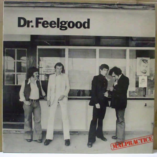 DR.FEELGOOD (ドクター・フィールグッド)  - Malpractice (UK オリジナル LP/裏面プリンターコード 「DOF/ST/75」両面コーティング・ジャケ)