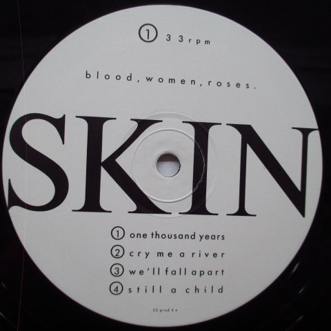 SKIN - Blood, Women, Roses (UK Orig.LP)