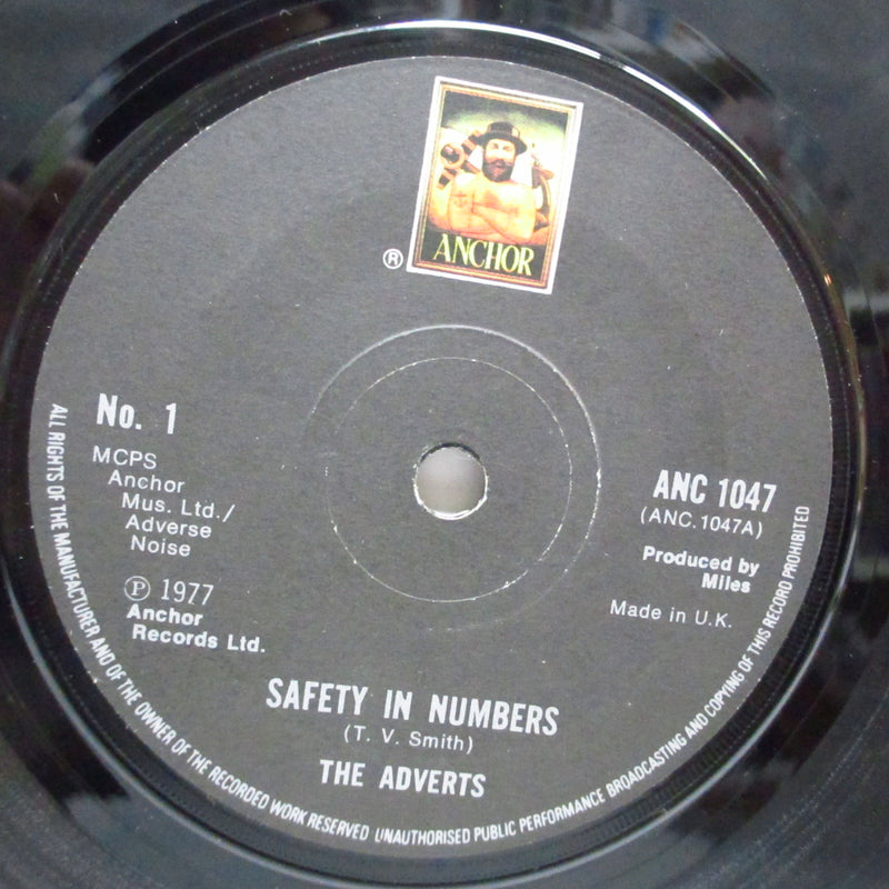 ADVERTS, THE - Safety In Numbers (UK Orig.7")