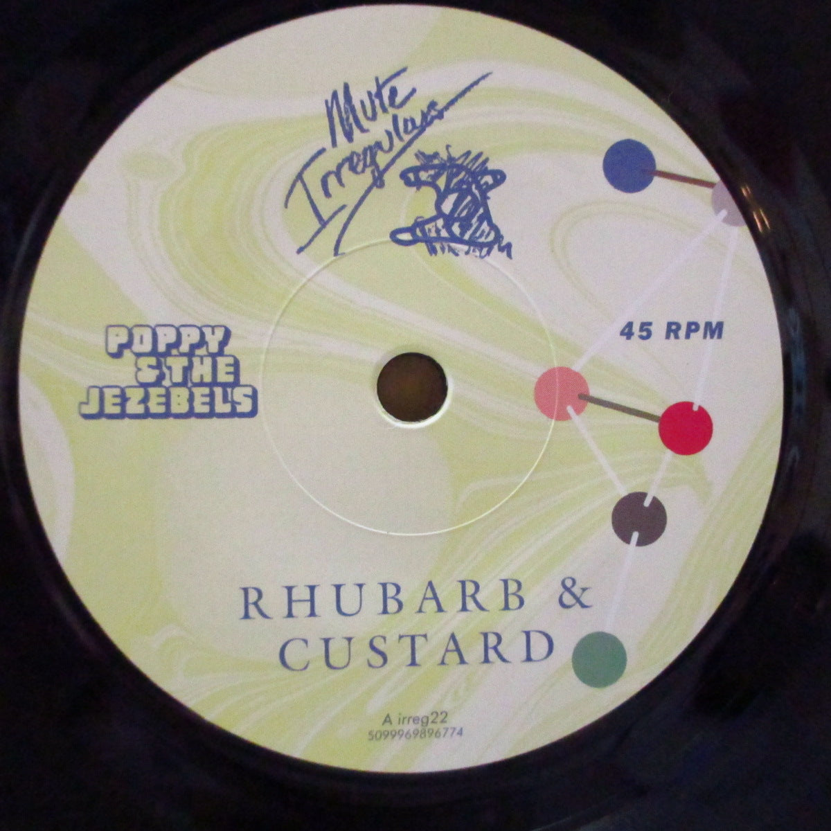 POPPY & THE JEZEBELS (ポッピー&ザ・ジェゼベルズ)  - Rhubarb & Custard (UK Orig.7")