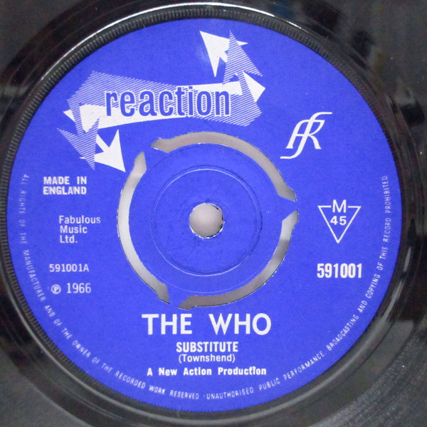 WHO (フー)  - Substitute / Instant Party (UK '66 再発 Mono 7")
