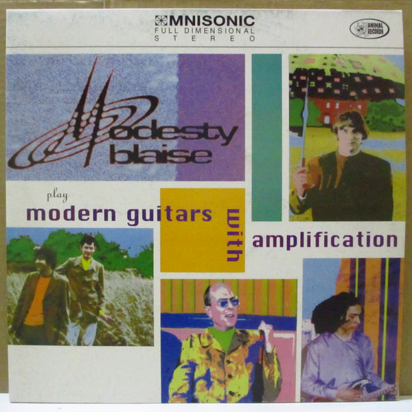MODESTY BLAISE (モデスティ・ブレイズ)  - Modern Guitars With Amplification (Spain 限定パープルヴァイナル LP)