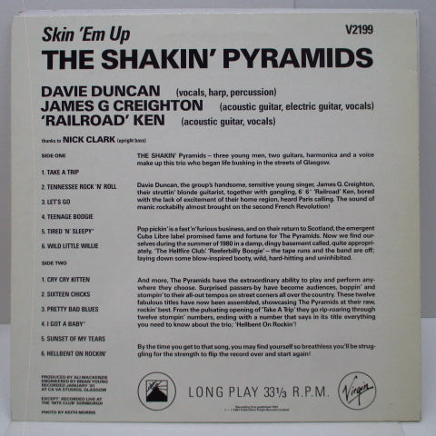 SHAKIN 'PYRAMIDS-Skin' Em Up (UK Orig.LP)