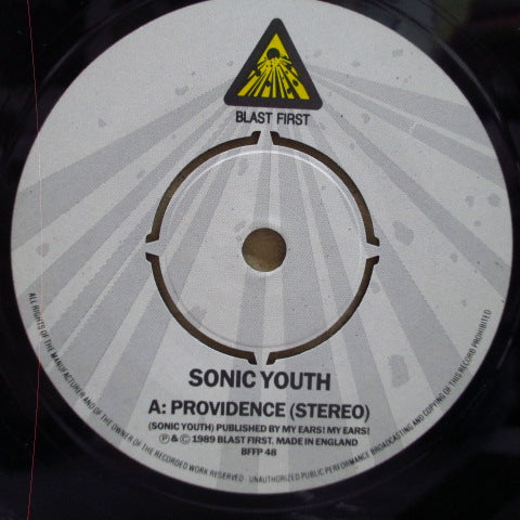 SONIC YOUTH (ソニック・ユース) - Providence (UK プロモ・ラウンドセンター 7")