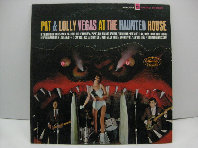 PAT & LOLLY VEGAS - At The Haunted House (US Promo Stereo LP/Promo Stamped CVR)