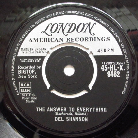 DEL SHANNON - So Long Baby (UK Orig.)