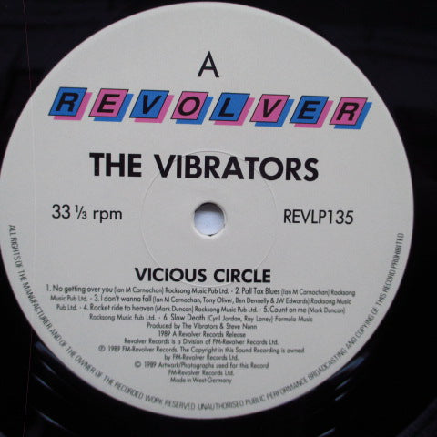 VIBRATORS, THE (ヴァイブレーターズ) - Vicious Circle (German Orig.)